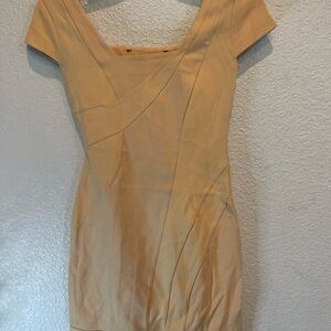 Bebe elegant xm  Tan Women's Dress